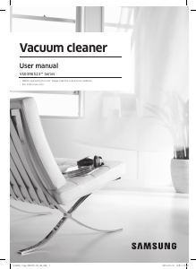 Manual Samsung VS03R6523J2 Vacuum Cleaner