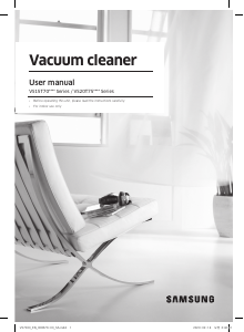 Manual Samsung VS15T7033R1 Vacuum Cleaner