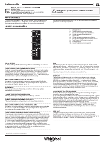 Priročnik Whirlpool W7X 93T MX Hladilnik in zamrzovalnik