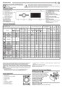 Manuál Whirlpool FFB 7458 BV EE Pračka