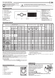 Brugsanvisning Whirlpool FFB 9648 BV EU Vaskemaskine