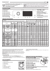 Návod Whirlpool FFD 8458 BCV EE Práčka