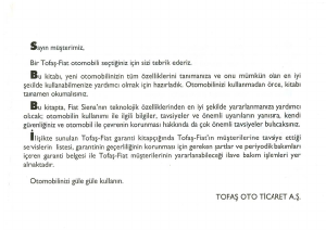 Kullanım kılavuzu Fiat Siena (2002)