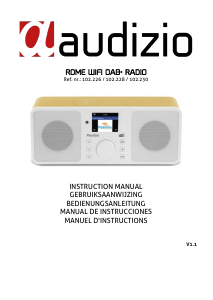 Manual de uso Audizio 102.228 Radio