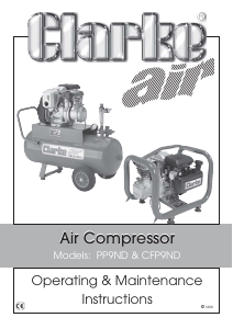 Handleiding Clarke CFP9ND Compressor