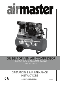 Handleiding Clarke Airmaster 14/50P Compressor