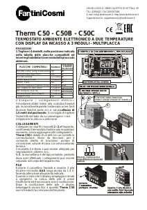 Manuale Fantini Cosmi C50 Termostato