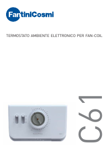 Manual Fantini Cosmi C61 Thermostat