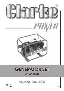 Handleiding Clarke CP5050LR Generator