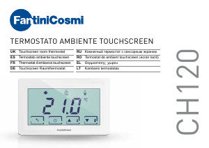 Manuale Fantini Cosmi CH120 Termostato