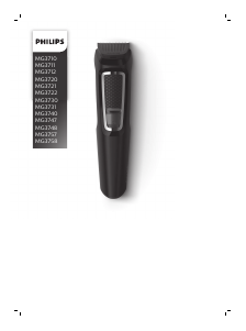 Manual Philips MG3730 Trimmer de barba