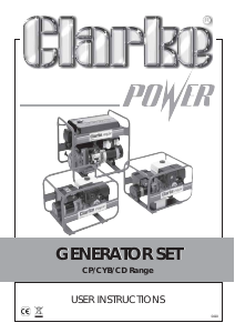 Handleiding Clarke CYB3550K Generator