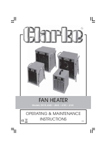 Manual Clarke Devil 4100 Heater