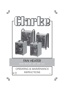 Manual Clarke Devil 4035 Heater