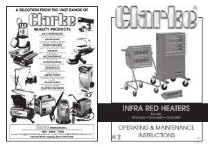 Manual Clarke Devil 365P Heater