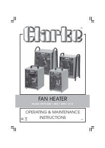 Manual Clarke Devil 4090 Heater