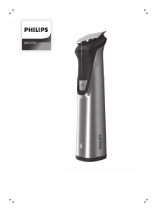 Manuál Philips MG7770 Zastřihovač vousů