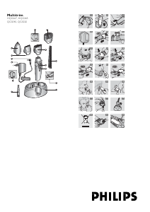 Brugsanvisning Philips QG3040 Skægtrimmer
