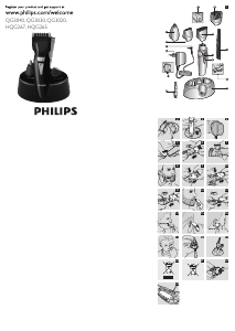 Mode d’emploi Philips QG3040 Tondeuse à barbe