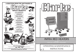 Manual Clarke Devil 355P Heater