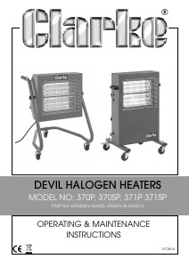 Manual Clarke Devil 370P Heater