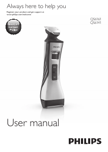 Manual Philips QS6161 Trimmer de barba