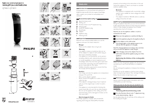 Manuale Philips QT4019 Regolabarba