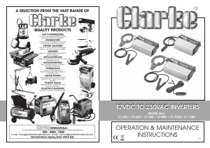 Handleiding Clarke CI400 Stroomomvormer