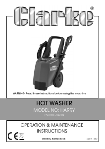 Manual Clarke Harry Pressure Washer