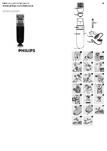 Instrukcja Philips QT4021 Trymer do brody