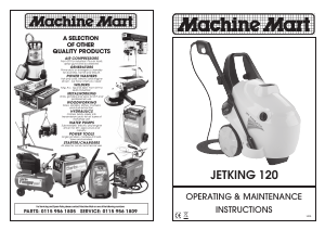 Handleiding Clarke JetKing 120 Hogedrukreiniger
