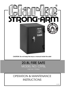 Manual Clarke CFPSL Safe