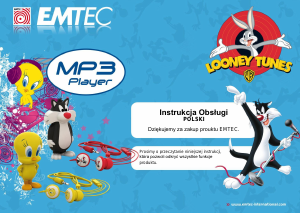 Instrukcja EMTEC Looney Tunes Odtwarzacz Mp3