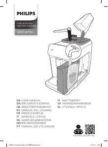 Εγχειρίδιο Philips EP1200 Μηχανή εσπρέσο