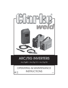 Handleiding Clarke Arc/Tig85 Lasapparaat