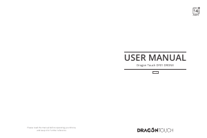 Manual de uso Dragon Touch DF01 Drone