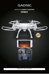 Manual de uso Gadnic DRG03 Drone