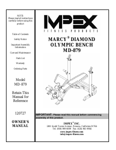 Manual Impex MD-879 Multi-gym