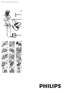Manuale Philips QC5115 Tagliacapelli