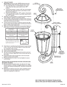Manual Kichler 9060RZ Courtyard Lamp