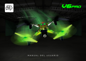 Manual de uso Level Up V6 Pro Drone