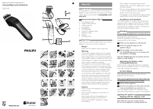 Bedienungsanleitung Philips QC5135 Haarschneider