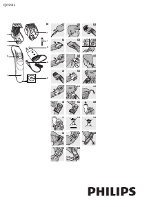 Instrukcja Philips QC5135 Strzyżarka do włosów