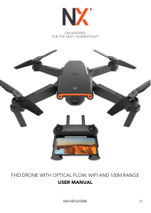 Manual NX NX-HD16100W Drone