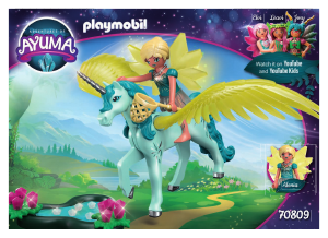 Εγχειρίδιο Playmobil set 70809 Ayuma Crystal Fairy με μονόκερο