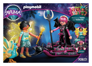 Bedienungsanleitung Playmobil set 70803 Ayuma Crystal Fairy und Bat Fairy mit Seelentieren