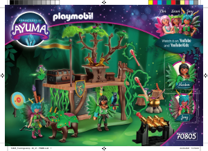 Manual Playmobil set 70805 Ayuma Training camp