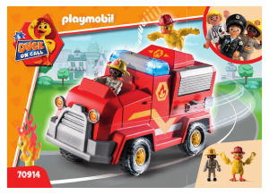 Manual Playmobil set 70914 Duck on Call Fire brigade emergency vehicle