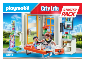 Bruksanvisning Playmobil set 70818 Rescue Barnläkare