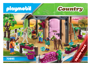 Εγχειρίδιο Playmobil set 70995 Riding Stables Μαθήματα ιππασίας